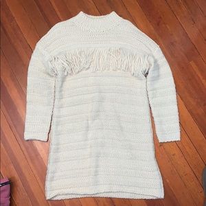 CREAM KNIT DRESS